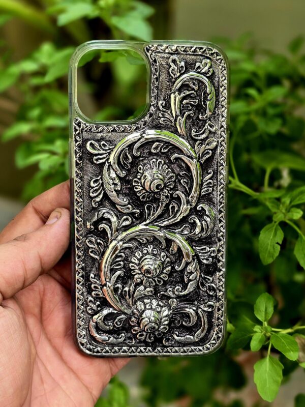 custom silver mobile covers