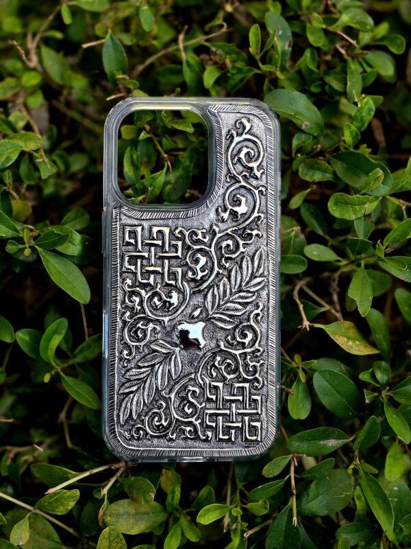 custom silver mobile cover - Image 5