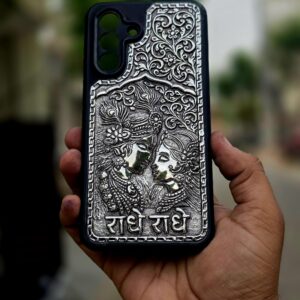 Customize silver mobile cover