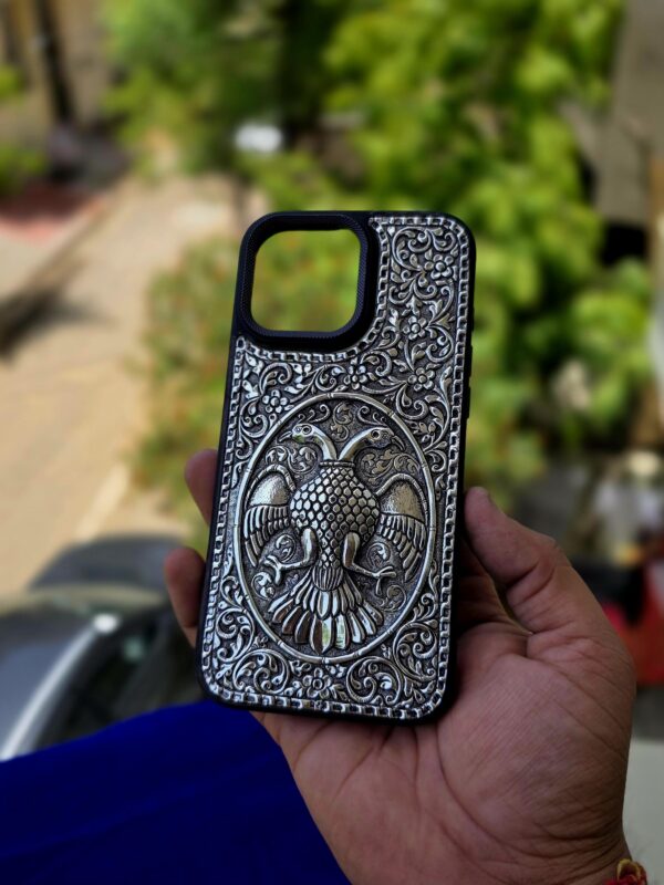 custom silver mobile cover - Image 5
