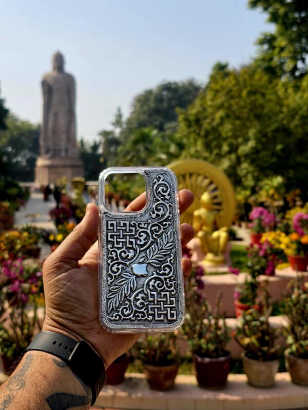 custom silver mobile cover - Image 6