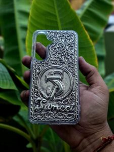 Customize Silver Phone Cover