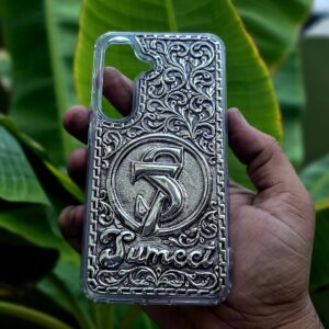Customize Silver Phone Cover